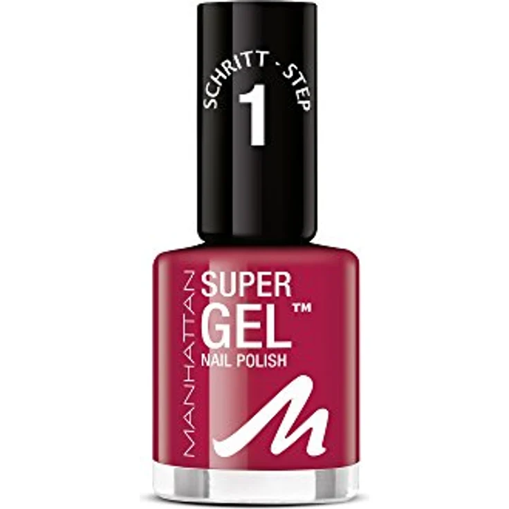 Manhattan Super Gel Nagellack – Gel Maniküre Effekt ganz ohne UV Licht – Klassisch roter Nail Polish mit bis zu 14 Tagen Halt – Farbe Ladies Night 635 – 1 x 12ml – Bild 2