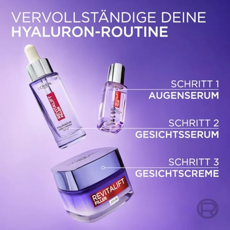L'Oréal Paris Revitalift Filler HA 1,5%, Gesichtsserum mit Hyaluronsäure, 50 ml – Bild 7