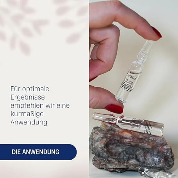 Eubos ANTI AGE, Hyaluron Deep Effect, Ampullen-Kur für jugendliche Frische, 7x 2 ml, Vegan – Bild 5