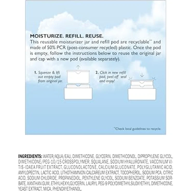 Peter Thomas Roth Water Drench Hyaluronic Cloud Rich Barrier Moisturizer, reichhaltige Gesichtscreme mit Hyaluronsäure und Squalan, 50 ml – Bild 3
