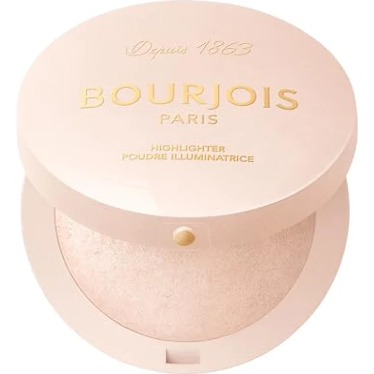Bourjois Maxi Boîte Ronde Highlighter Puder 7 g mit Sheabutter, satinierter Textur und veganer Formel – Bild 1