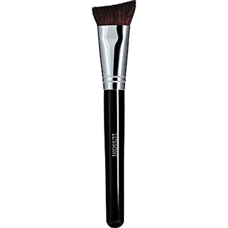 T4B LUSSONI 300 Series Professionelle Make-up-Pinsel für Bronzer, Highlighter, Rouge, Puder und Contouring, Abgewinkelt, Rundförmig (PRO 336 Winkelkonturmixerinkelkonturmixer)