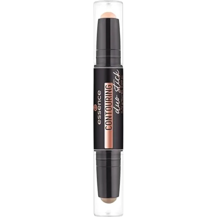 essence CONTOURING Duo Stick, beidseitiger Konturenstift mit Bronzer, Farbton 20 Light, 2 g, vegan