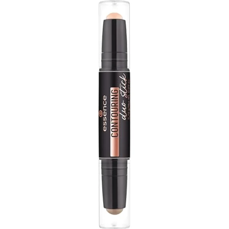essence CONTOURING Duo Stick, beidseitiger Konturenstift mit Bronzer, Farbton 20 Light, 2 g, vegan – Bild 1