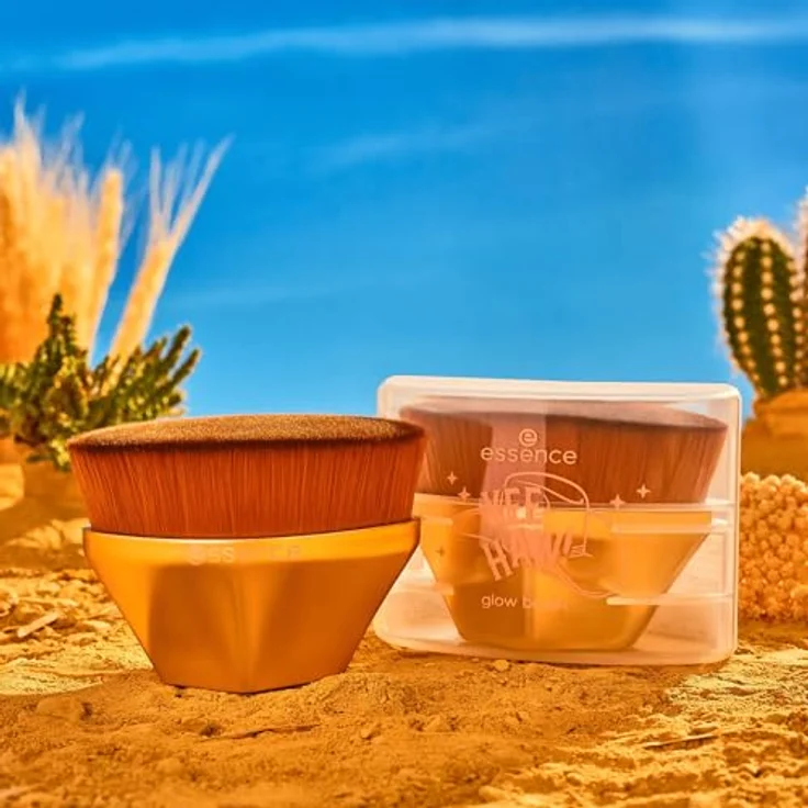 essence YEE HAW! Universalpinsel für das Gesicht, veganer Make-up-Pinsel mit feinen Borsten, 1 St. – Bild 4