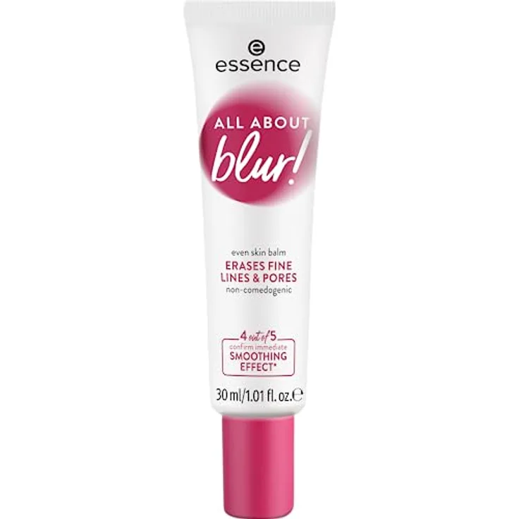 essence ALL ABOUT blur! glättende Make-up Primer 30 ml, veganer Primer für glatte Haut und verlängerte Make-up-Haltbarkeit