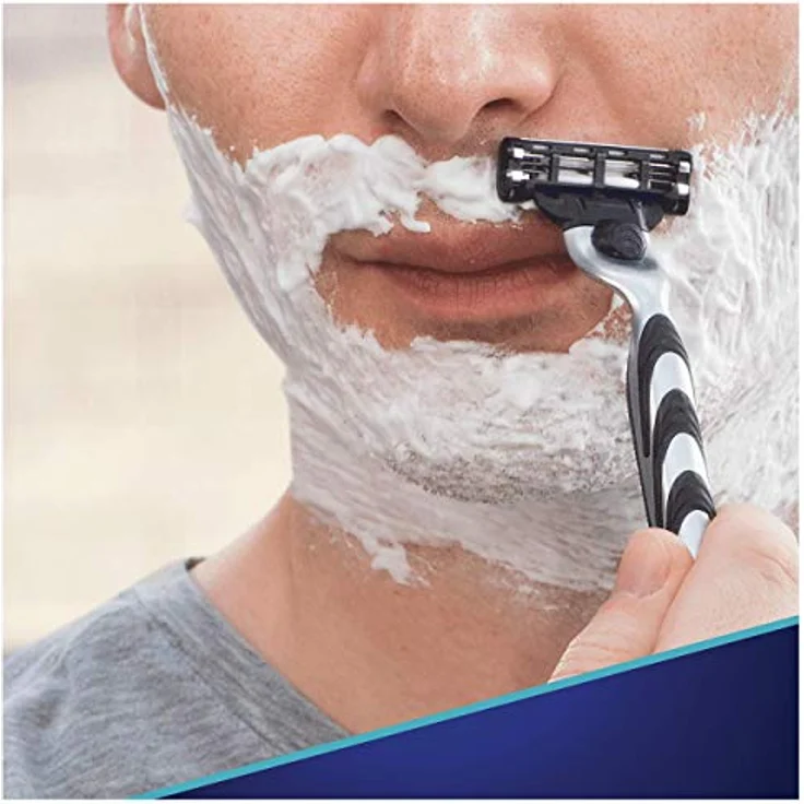 Gillette Mach3 Rasierer, 1 Rasierer mit 2 Rasierklingen – Bild 4