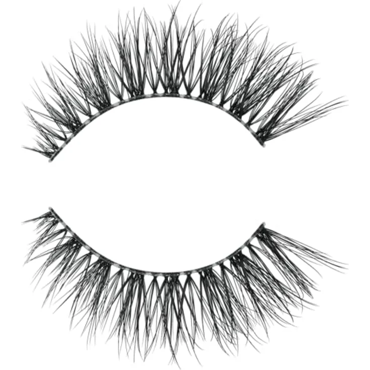 essence what the fake! false lashes - Natural Wimpern mit ultradünnem Wimpernband und wiederverwendbar – Bild 2