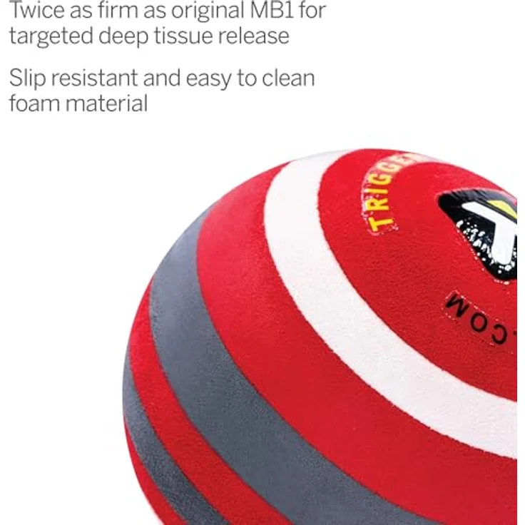 Trigger Point MBX, Massagegerät mit intensivem Massageball (6cm) zur gezielten Behandlung von Muskelverspannungen, EVA-/Schaumgummi-Oberfläche – Bild 3