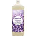 SODASAN Flüssigseife Lavendel & Olive, 1 l, feuchtigkeitsspendend, für alle Hauttypen, ohne Farb- und Konservierungsstoffe