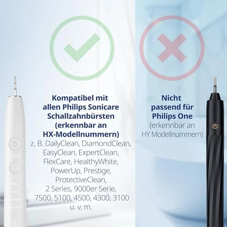 Demirdental 8er-Pack Mini Aufsätze für Philips Sonicare Zahnbürstenaufsatz ProResults, auch für DiamondClean FlexCare EasyClean HealthyWhite, HX6028 Ersatzbürsten designed in Berlin, Medium Härtegrad – Bild 7