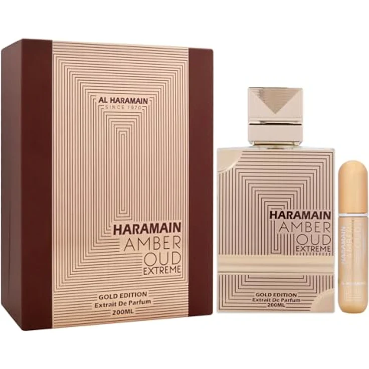 Al Haramain Amber Oud Gold Edition Extreme, Uni Arabisches Parfüm für Damen und Herren, langanhaltendes Bernstein-Kölnd, 187 ml – Bild 3