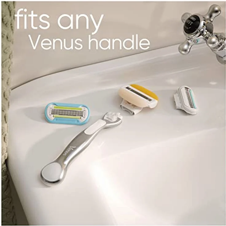 Gillette Venus ComfortGlide mit Olay Rasierer + 2-in-1-Rasierklingen mit Rasierschaumstreifen – Bild 6