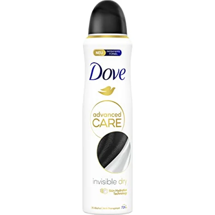 Dove Advanced Care Anti-Transpirant Deo-Spray Invisible Dry schützt 72 Stunden vor Körpergeruch und Achselnässe mit Skin Hydration Technology 150 ml 1 Stück