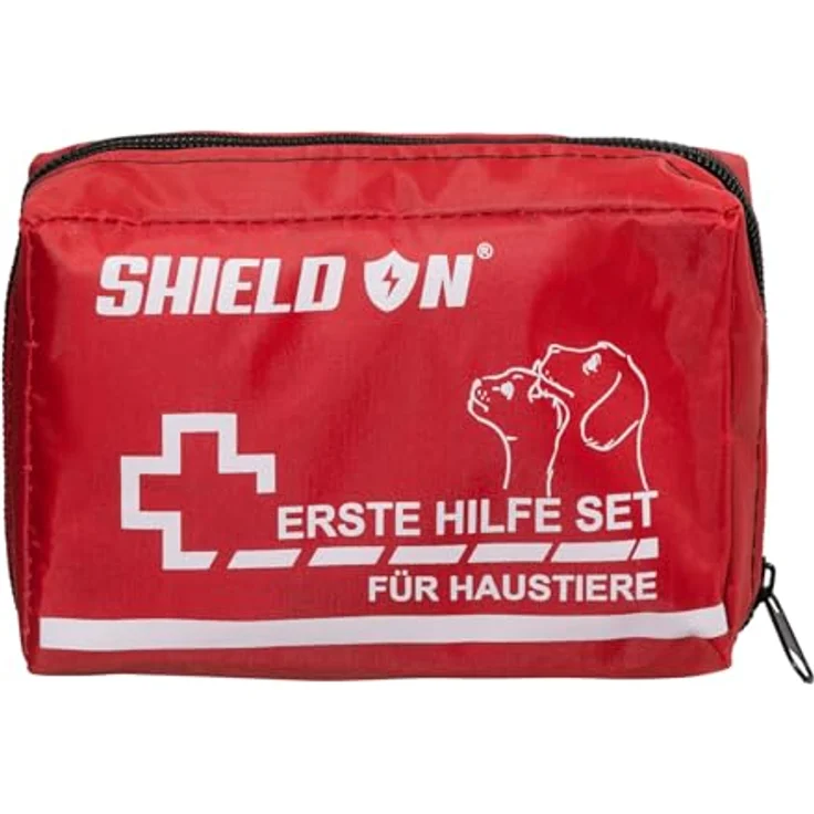 Shield On Erste-Hilfe-Set für Haustiere, Notfall-Set für Hunde und Katzen mit praktischer Nylontasche – Bild 1