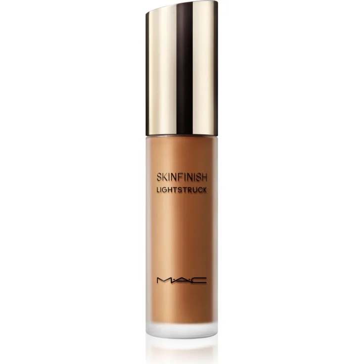 MAC Cosmetics Skinfinish Lightstruck, flüssiger Highlighter mit lichtreflektierenden Pigmenten, Farbton Bronze Glaze, 15 ml