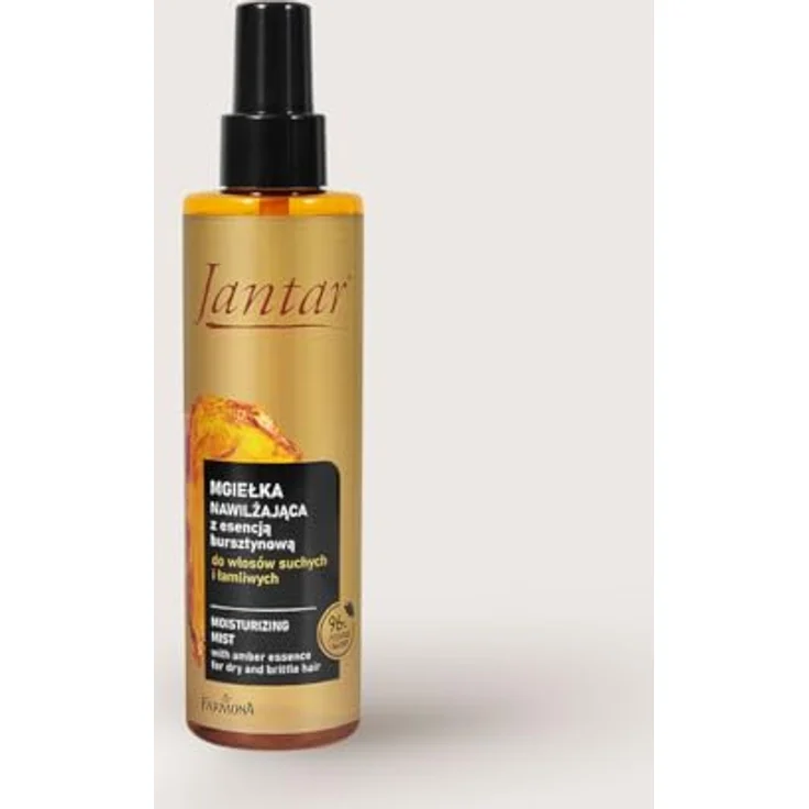 FARMONA Jantar Feuchtigkeitsspray mit Amber-Essenz, 200 ml für trockenes und brüchiges Haar, vegane Leave-In-Pflege – Bild 2