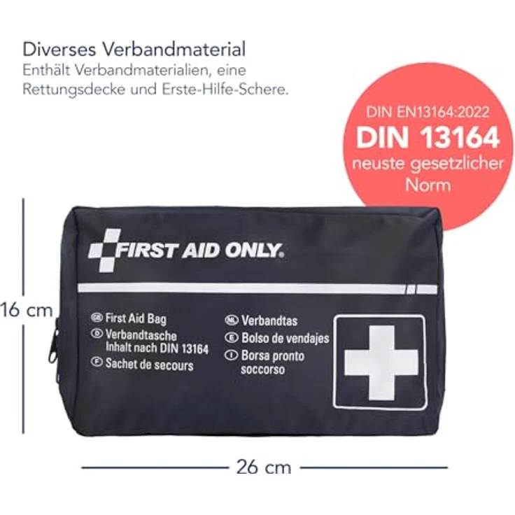 First Aid Only Verbandtasche für Auto, KFZ DIN 13164, P-10019 ean - Preisvergleich – Bild 3