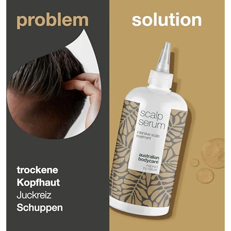 Kopfhautpflege Serum mit Teebaumöl 500 ml by Australian Bodycare - Leave-In Kopfhautpflege bei trockener, juckender Kopfhaut, - Kopfhaut Serum bri Schuppenflechte, Ekzeme, Neurodermitis, Psoriasis – Bild 2