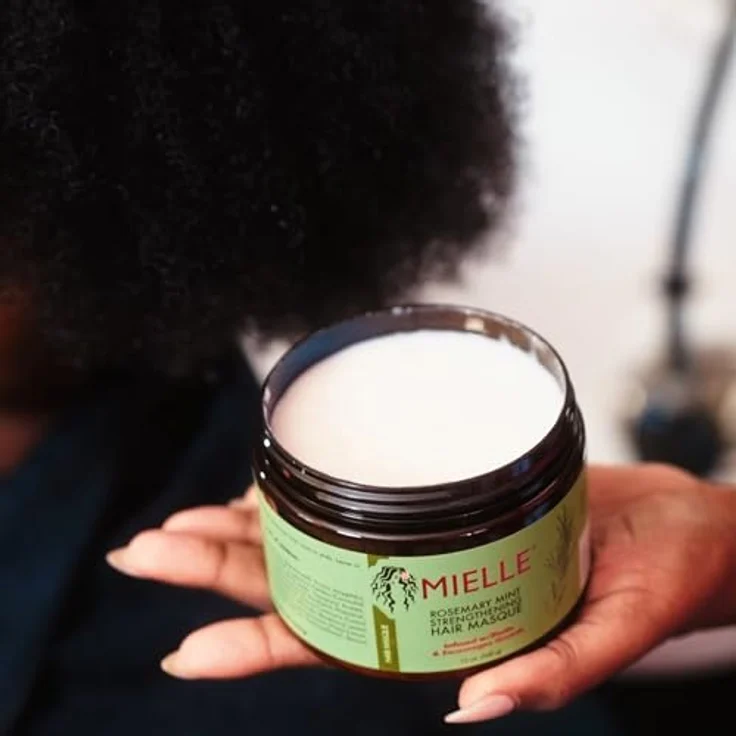 Mielle Rosemary Mint Strengthening Hair Masque, Haarmaske mit Biotin für Haarwachstum, 340g – Bild 8