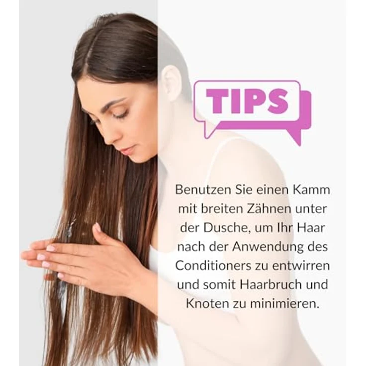 M PURE MINERAL DEAD SEA COSMETICS Pure Mineral Keratin-Conditioner für weiches und starkes Haar, 500ml, entwirrend, nährend, Anti-Frizz, ohne Sulfate, Parabene, Petrolate – Bild 4