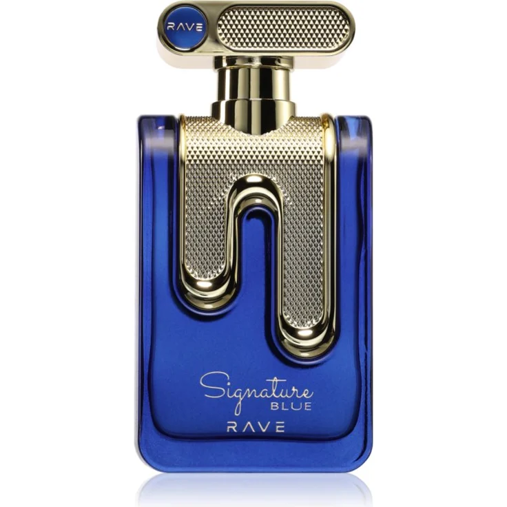 Rave Signature Blue, Eau de Parfum für Herren 100 ml, holziger und frischer Duft für aktive Männer