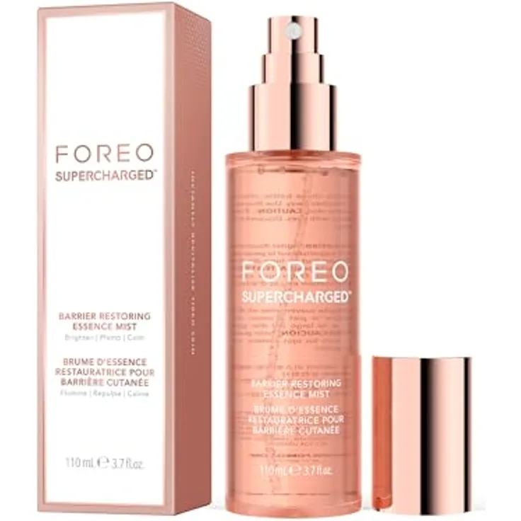 Foreo Nourishing Facial Mist Supercharged, Gesichtsserum mit Barrier Restoring Essence, 110 ml