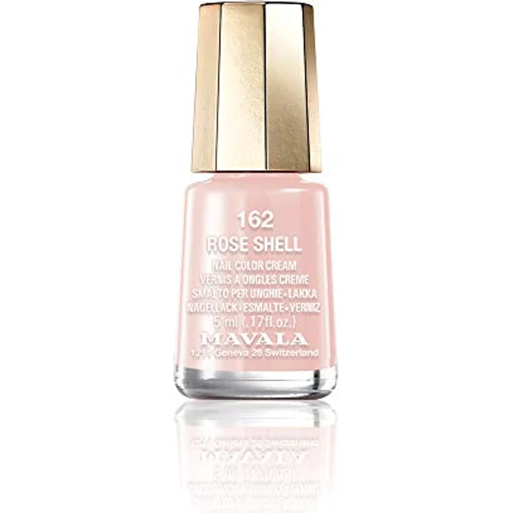 MAVALA Kugel-Rosenmuschel, Rose Shell Nude Mini Nagellack mit ultraglänzendem Finish, 5 ml – Bild 1