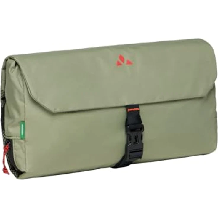 Vaude WashBag M, Kulturbeutel 34 cm, grün, 100% Polyester – Bild 1
