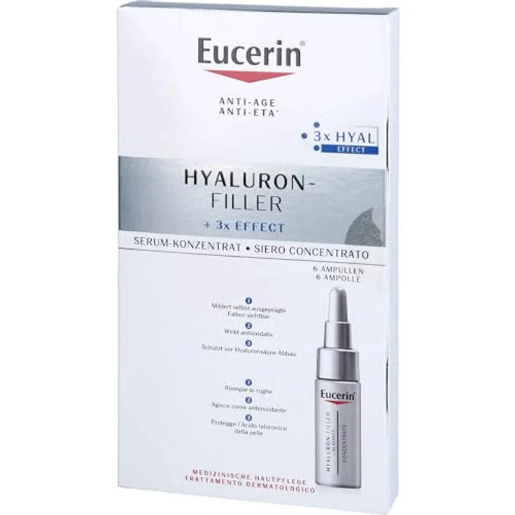Eucerin Serum Hyaluron-Filler Ampullen Ampullen Serum 1 Stück mit hautstraffender Wirkung – Bild 3