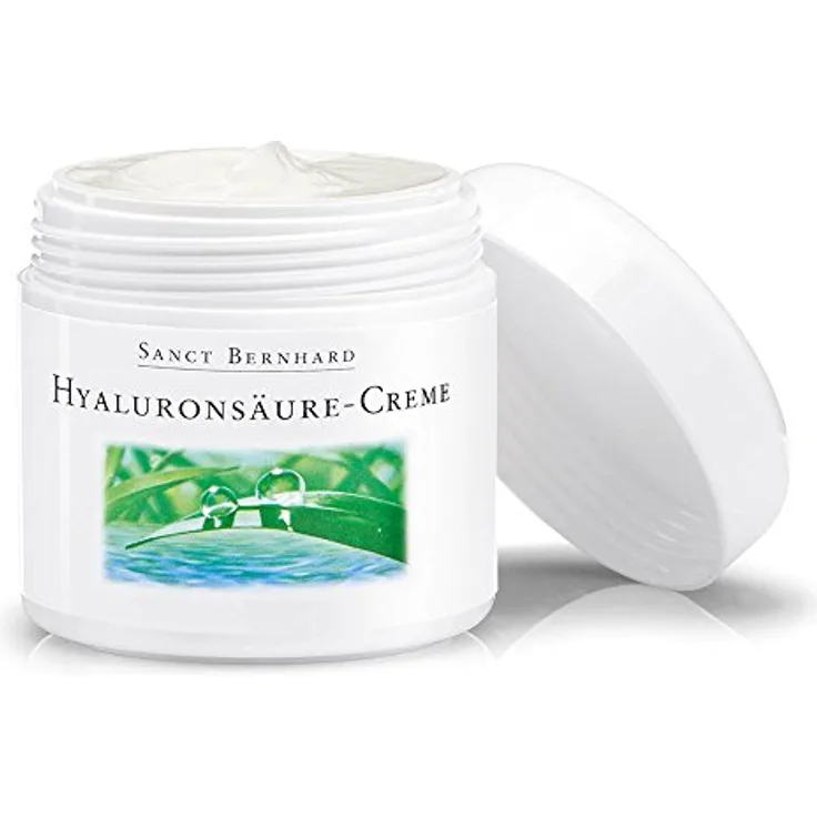 Kräuterhaus Sanct Bernhard Hyaluronsäure-Creme 100 ml, faltenreduzierende Pflegecreme mit sichtbarem Lifting-Effekt