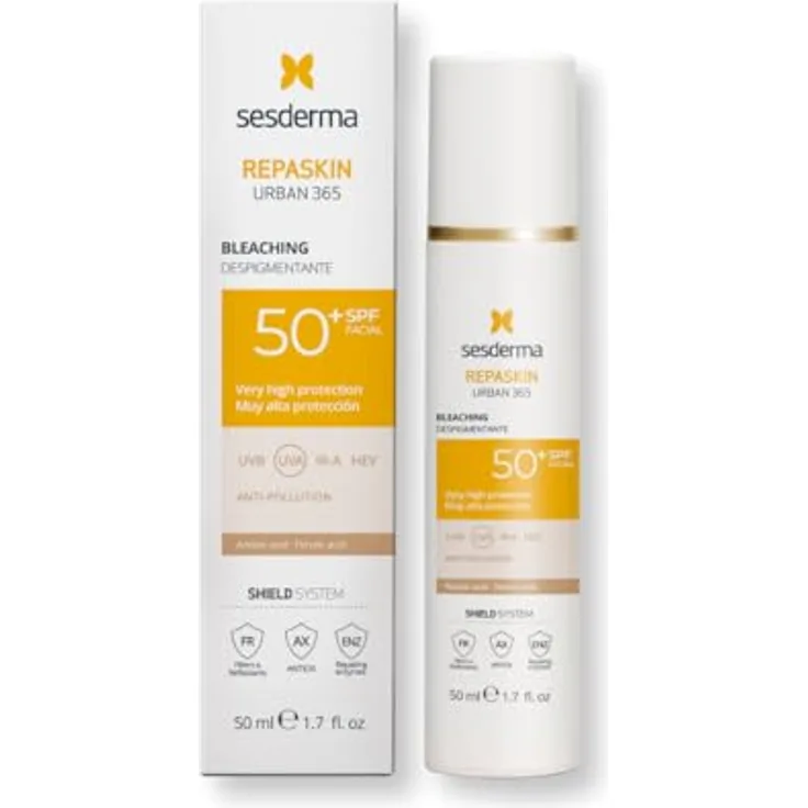 Sesderma Repaskin Urban 365, Sonnencreme für das Gesicht, SPF 50, 50 ml, Unisex