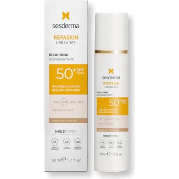 Sesderma Repaskin Urban 365, Sonnencreme für das Gesicht, SPF 50, 50 ml, Unisex – Bild 1