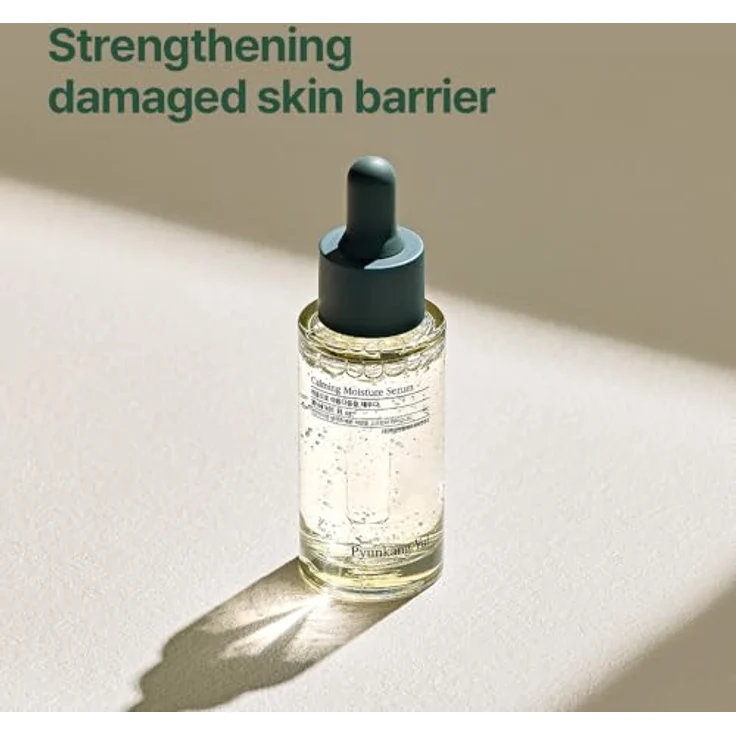 Pyunkang Yul Beruhigendes Feuchtigkeitsserum, stärkt Feuchtigkeitsbarriere mit Ceramiden und Peptiden, vegan, 30ml – Bild 3