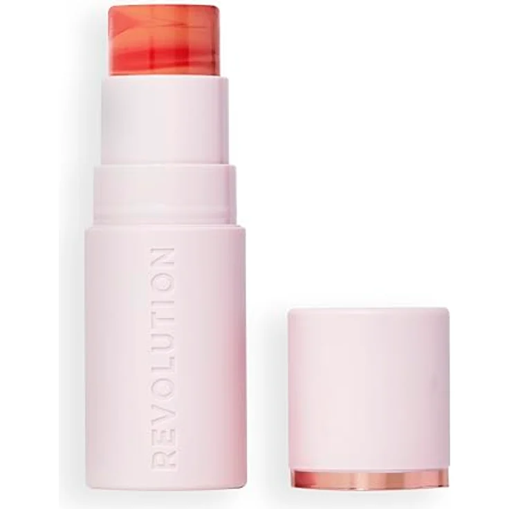Revolution Skin Silk Stick Blush, 4,5 g, in Sunkiss Apricot, Rouge für einen strahlenden Teint – Bild 1
