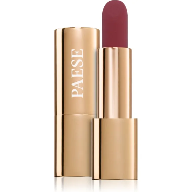 Paese Mattologie Mattierender Lippenstift, 4,3 g, Farbton 102 Well Red, mattierende und pflegende Textur