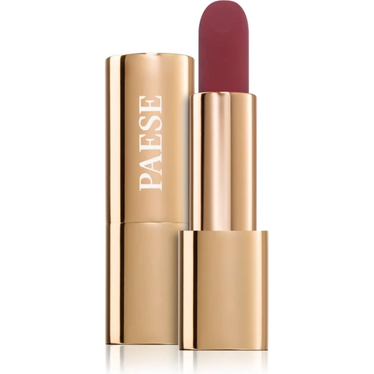 Paese Mattologie Mattierender Lippenstift, 4,3 g, Farbton 102 Well Red, mattierende und pflegende Textur