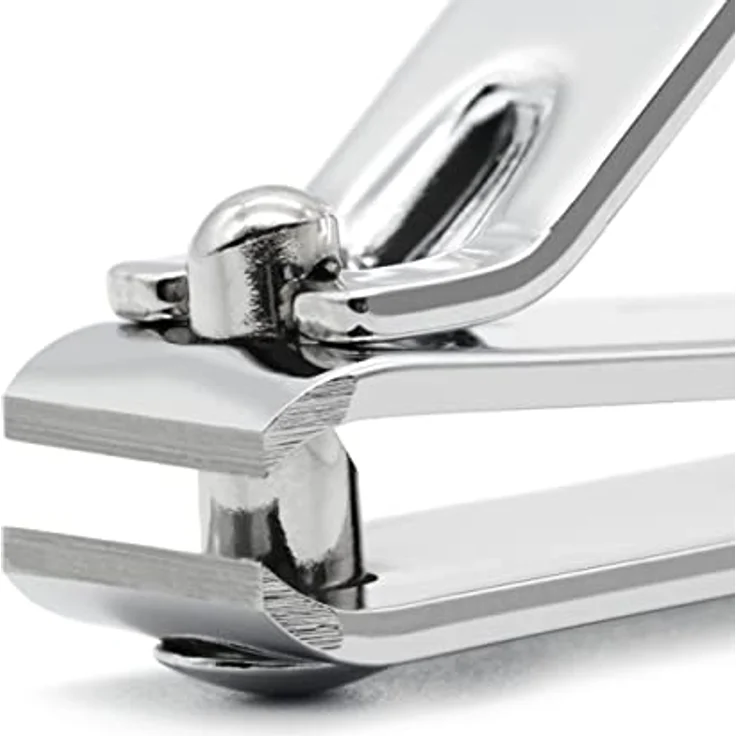 REMOS Finger- & Fußnagelknipser, 8 cm mit gerader Klinge aus gehärtetem Stahl, müheloses Schneiden und ergonomischer Griff – Bild 3