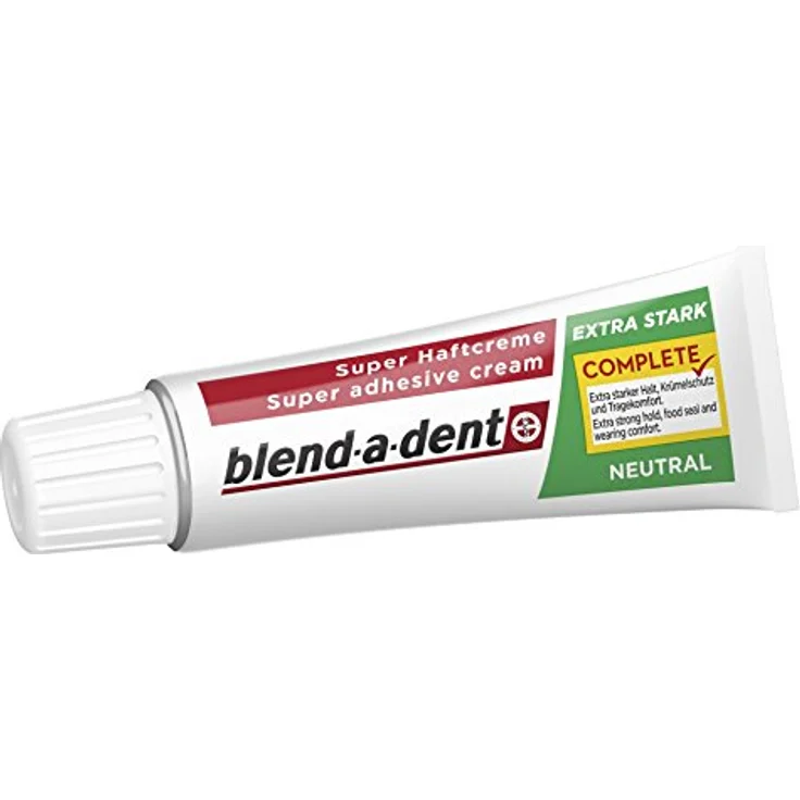 Blend-a-dent Super-Haftcreme Complete extra stark -neutral 12er Pack 12 x 47 g Haftcreme – Bild 3