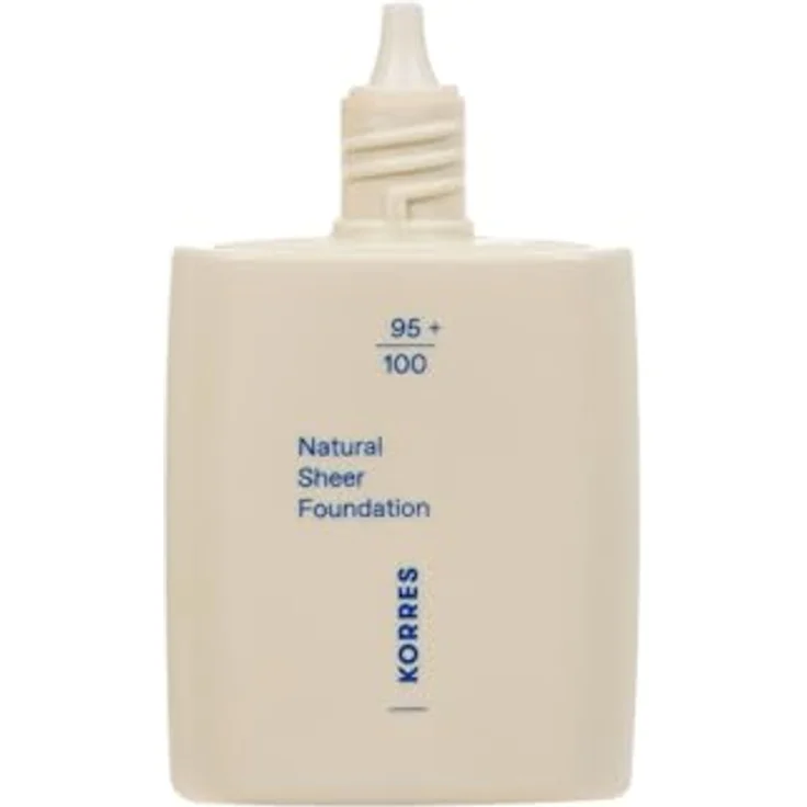 KORRES Natural Sheer Foundation Light 01, leichtes Make-up mit natürlichem Finish und Glow-Effekt, vegan, 30 ml – Bild 2