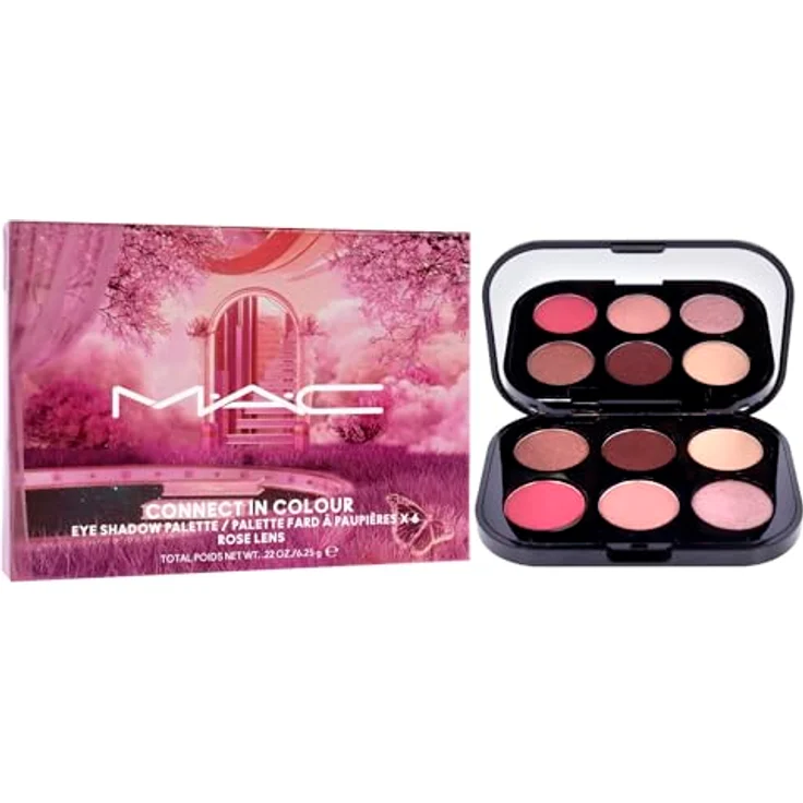 MAC Cosmetics Connect In Colour Eye Shadow Palette, 6 Farben Lidschattenpalette Farbton Rose Lens, 6,25 g – Bild 3