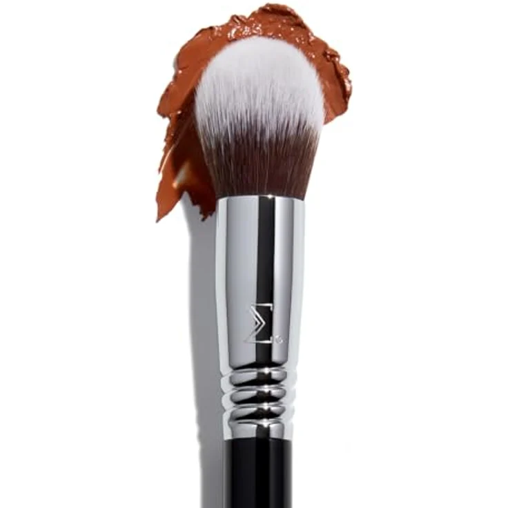 Sigma Beauty Face F79 Kabuki Korrektorpinsel, Pinsel für pudrige und cremige Produkte mit feinen Borsten, perfekt für präzises Auftragen – Bild 3