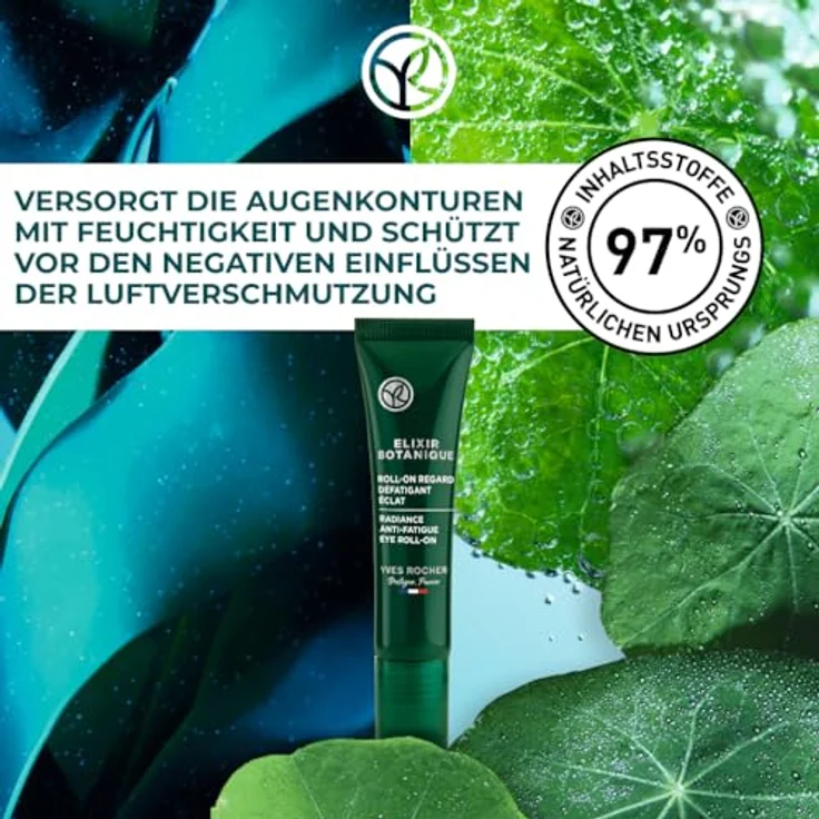 Yves Rocher ELIXIR BOTANIQUE - Roll-On Anti-Müdigkeit - Augenpflege - Anti-Müdigkeits-Effekt für strahlende Augen - 15 ml – Bild 2