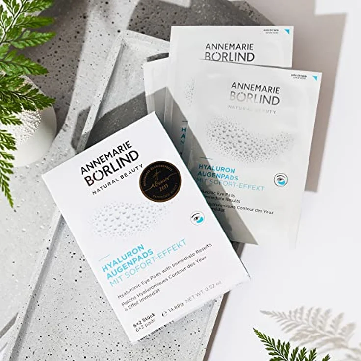 Annemarie Börlind Hyaluron Augenpads 6x2 Stück, Augenpads, Anti-Aging, mit botanischer Hyaluronsäure und Konjakwurzel – Bild 5