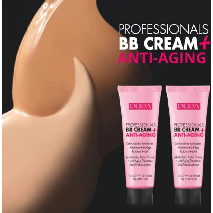 Pupa Professionals BB Cream + Anti-Eta 002 Sand – Bild 5