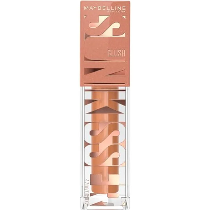 Maybelline New-York SUNKISSER Flüssiges Rouge zum Aufhellen – Rouge, Highlighter und Bronzer – Gute Mine – Bräunung – Glowy Make-up – Midnight Shimmer, 4,7 ml