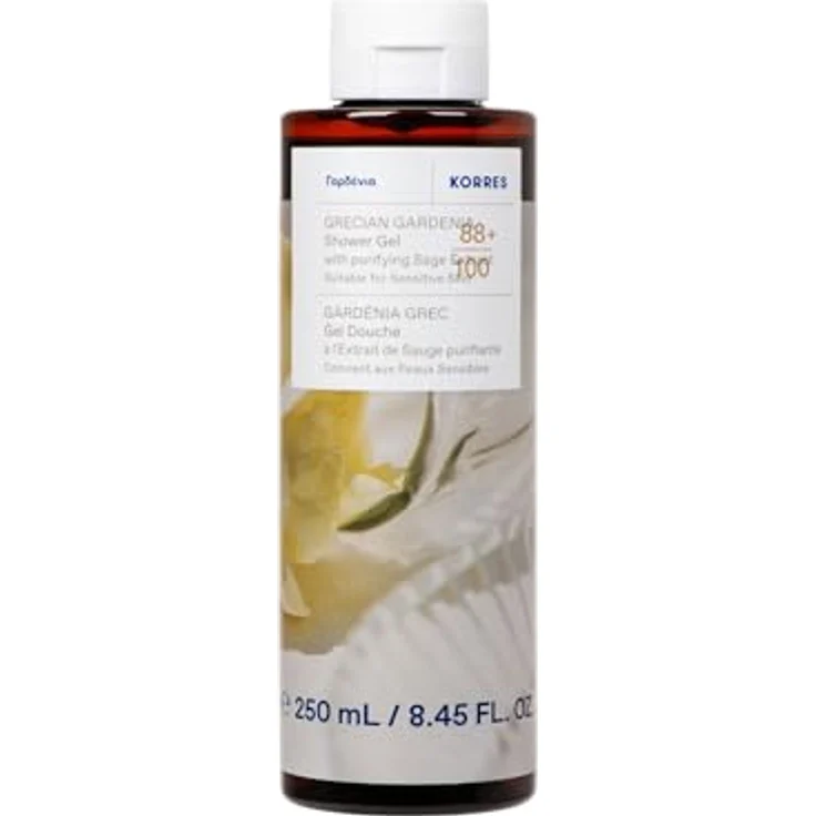 Korres Grecian Gardenia, pflegendes Duschgel mit intensiver Feuchtigkeitsversorgung, 250 ml – Bild 2