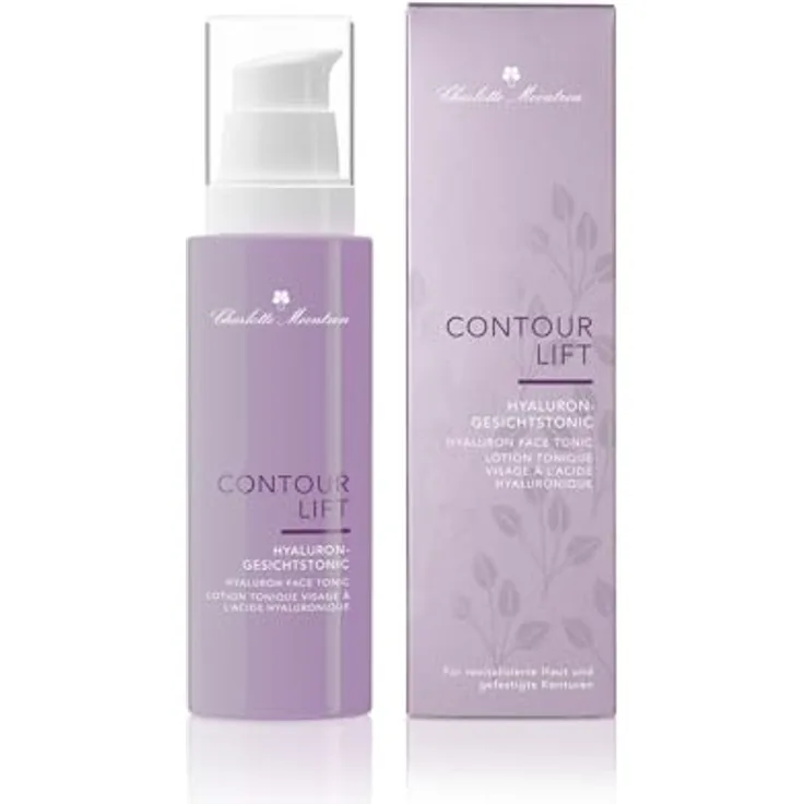 Charlotte Meentzen Contour Lift Hyaluron Gesichtstonic, 100 ml für revitalisierte Haut und gefestigte Konturen
