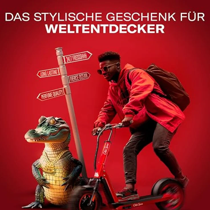 Old Spice Urban Traveller Geschenkset, Captain Deostick (50 ml), Deospray (150 ml), Duschgel (250 ml), langanhaltender Duft in Parfumqualität, 24/7 Frische – Bild 2