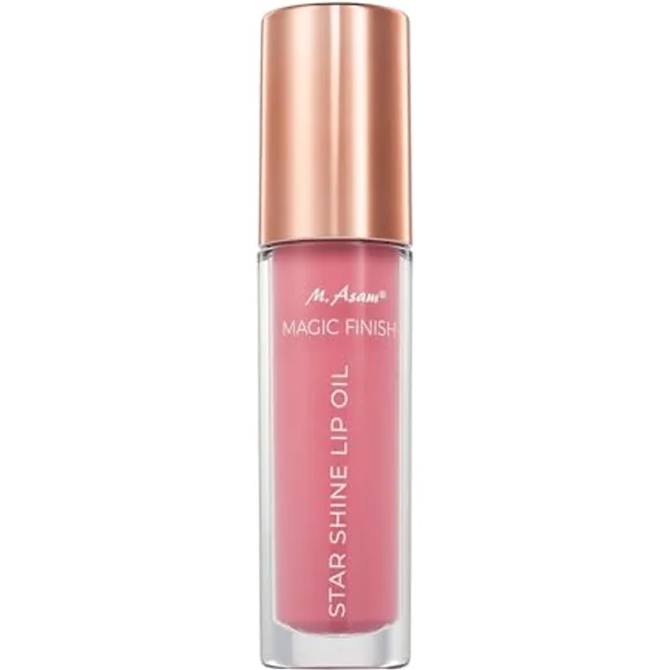 M. Asam MAGIC FINISH Star Shine Lip Oil Raspberry-Cupcake, pflegendes Lippenöl mit Feuchtigkeitsversorgung & Aufpolsterungseffekt, 4 ml